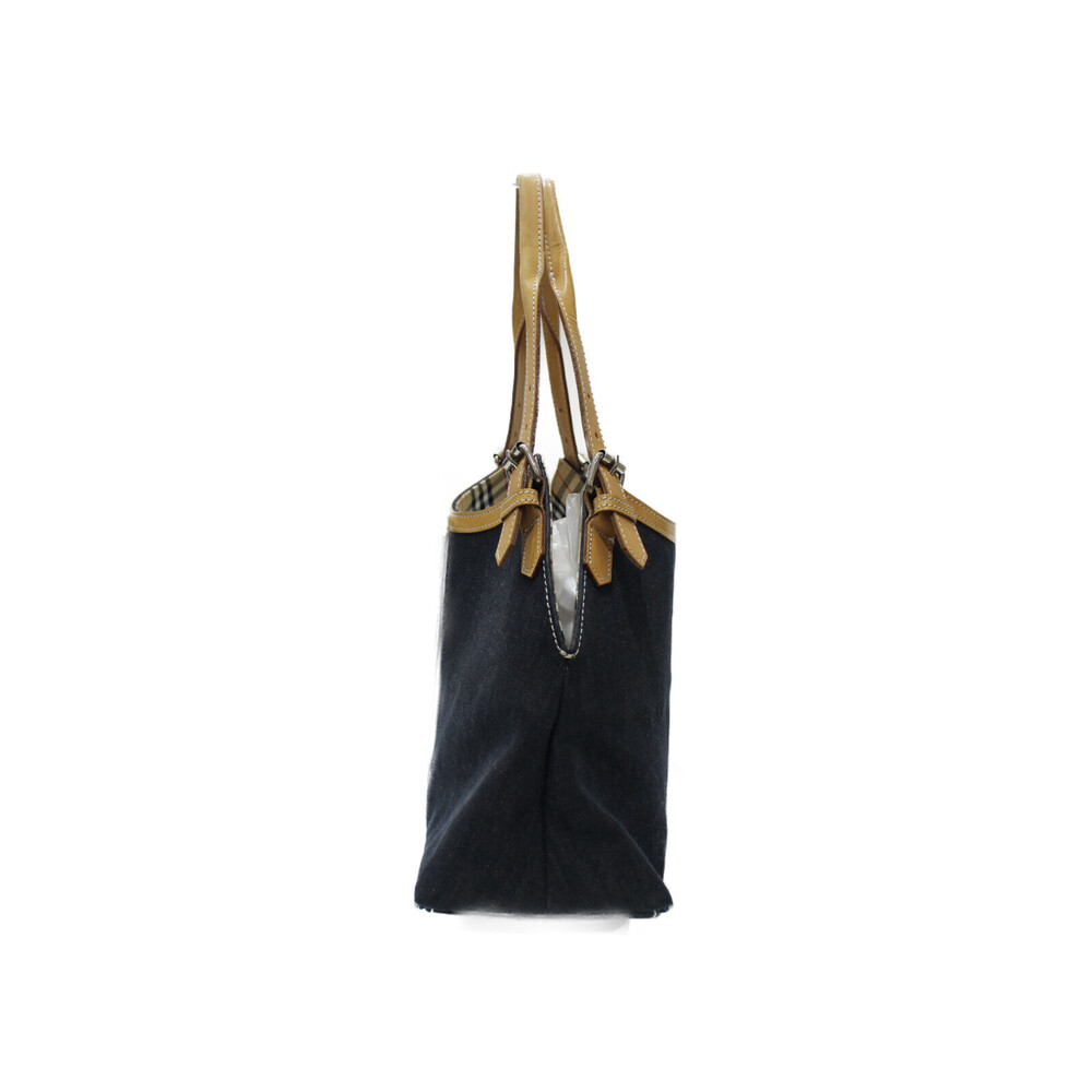 Burberry Denim Label Blue Bag Tote - Picture 3 of 7